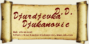 Đurđevka Đukanović vizit kartica